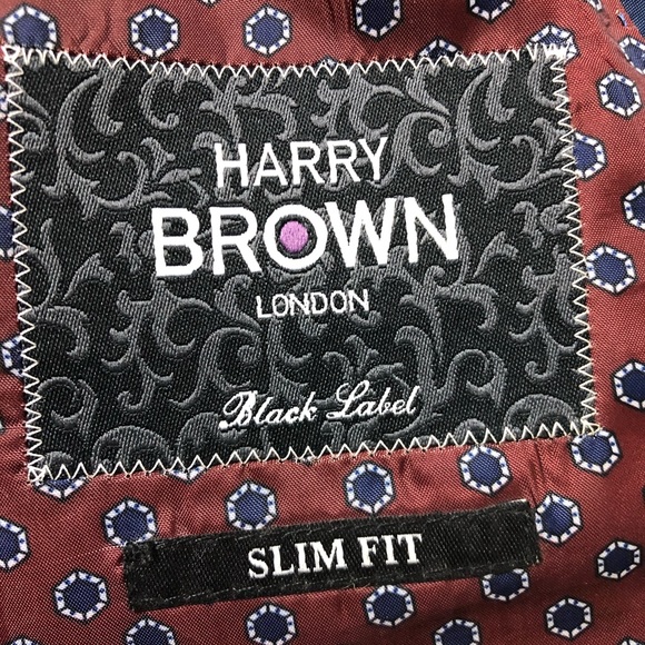 Harry Brown London grey sport coat/blazer US38 - Picture 4 of 7